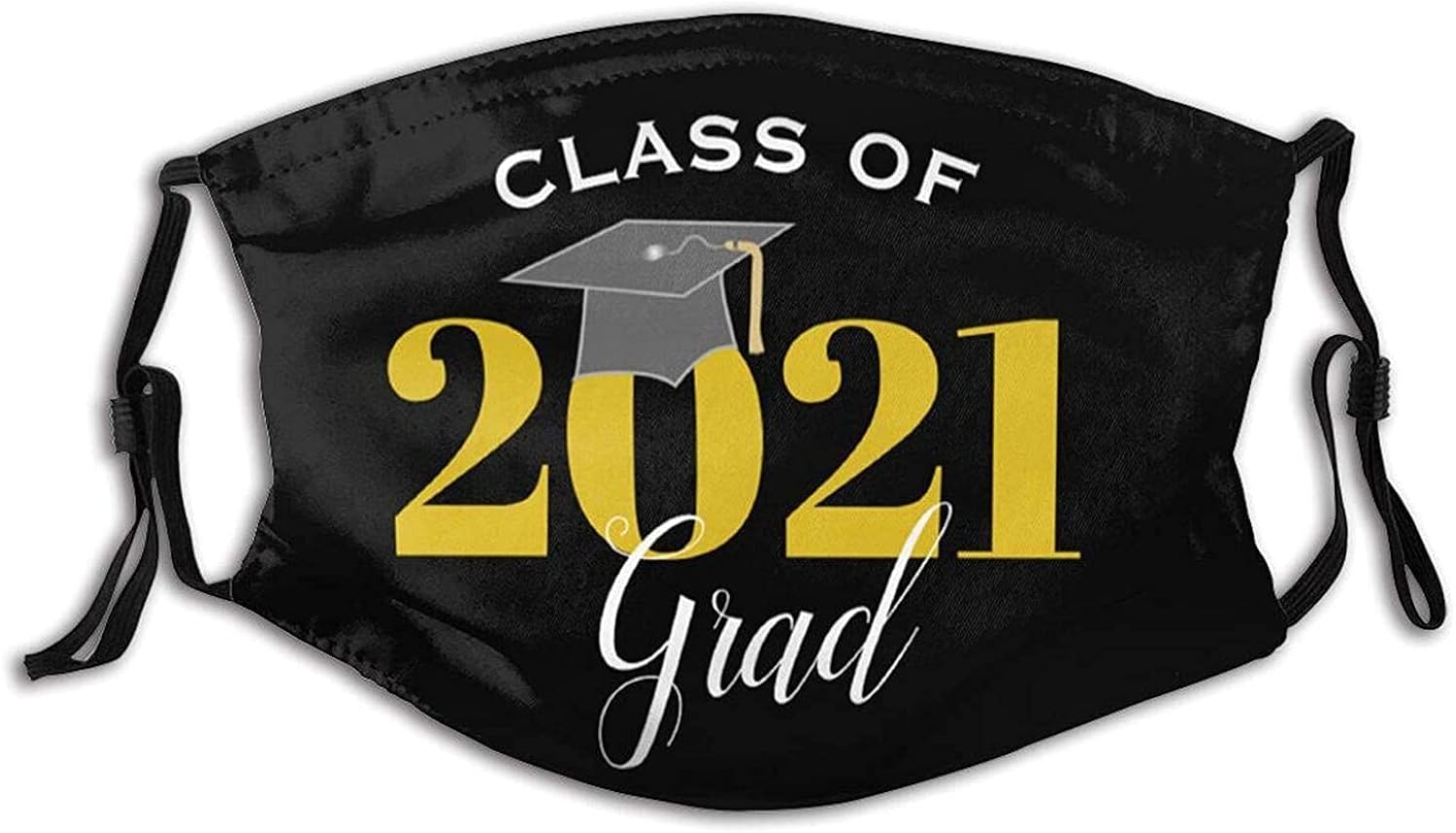 Senior 2021 Face Mask Graduation Mask Reusable Washable Balaclavas with