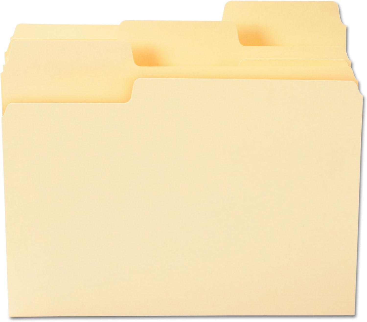 Smead SuperTab File Folder, Oversized 1/3-Cut Tab, Letter Size, Manila, 100 Per Box (10301) : Manila File Folders : Office Products