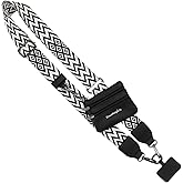 Save the Girls Original Clip and Go Phone Strap Pattern - Crossbody Phone Strap Chain with Zipper Wallet Pouch