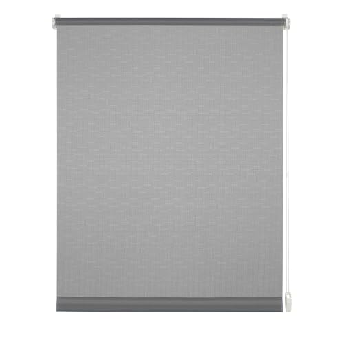 Gardinia EASYFIX Rollo Uni Tenda a Rullo, Tessuto, Grigio Chiaro, 45 x 150 cm, Tessuto; Poliestere