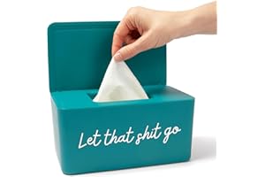 ROWDY ROCKET Wipes Dispenser for Babies, Kids & Adults - Colorful Wipes Container - Large Capacity Plastic Baby Wipe Holder for 100 Wipes - Baby Wipe Container (Green Let Go)