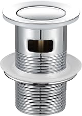 Wasserrhythm Pop Up Basin Waste Slotted Click Clack Chrome 304 Stainless Steel view 9