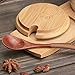 HaloVa Spice Jars Glass Seasoning Box Set Salt Sugar Spice Pepper Condiment Container Kitchen Cruet Seasonings Tools with bamboo Spoon Cover Pedestal, Set of 3