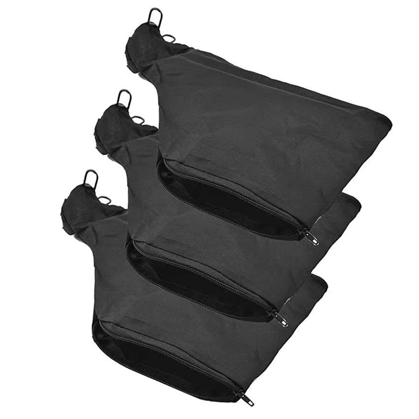 Parthan 3 Pcs Evolution Mitre Saw Dust Bag, Sander Dust Bag, Anti-Dust Saw Dust Cover Bag with Zipper, for Belt Sander Parts Miter Saw Accessories, Easy Carry and Store, Black