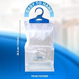 ANSIO Wardrobe Dehumidifier Pack 12 Hanging Moisture Absorbers view 4