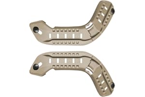 DLP Tactical - ARC Rail Kit for ACH MICH Combat Helmets, Side Rail System for Lights, Cameras & Tactical Accessories – Easy Install, High-Strength Polymer