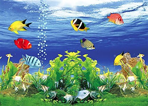 Anhalt DIY 5D Diamond Painting Adults'Paint-By-Number Kits DIY 5D Diamond Embroidery Painting Cross Stitch Craft Fish in the Sea Home and Office Decor Gift for Christmas Burthday Party 40x30cm