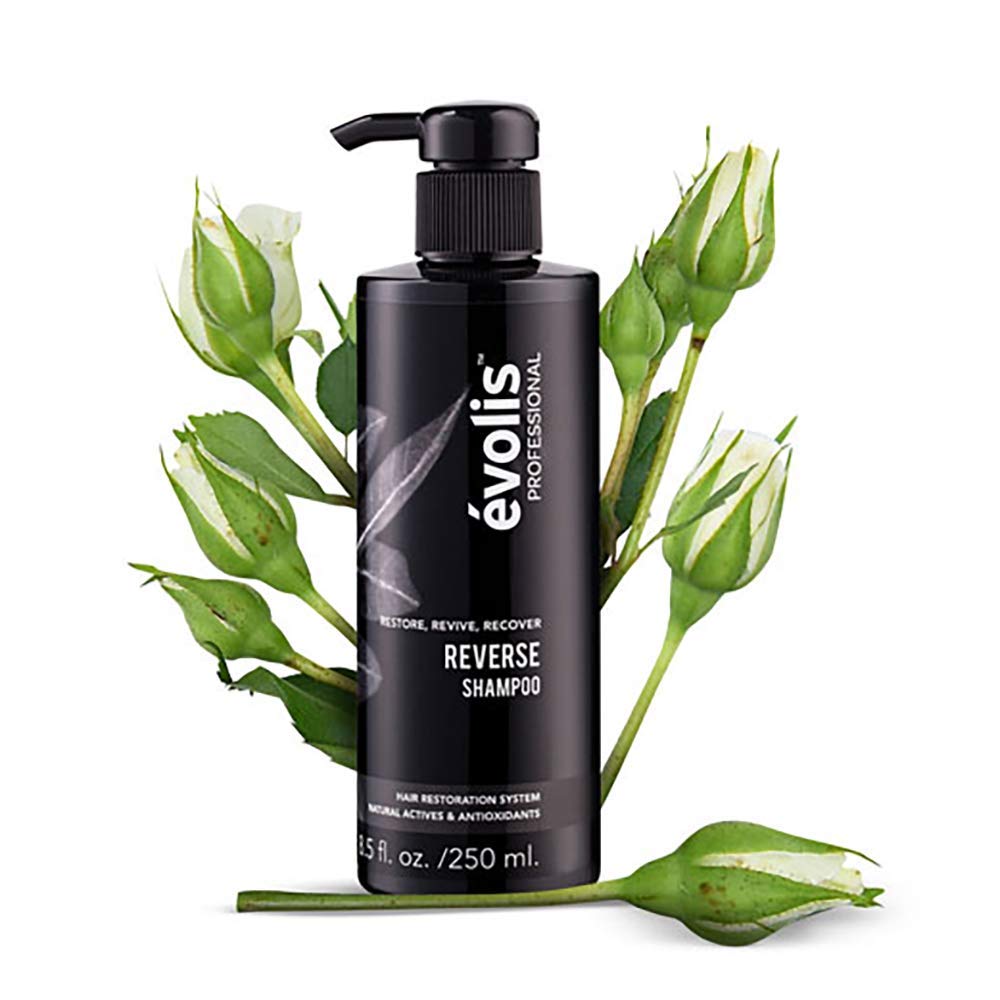 évolis REVERSE Shampoo - Hair Growth Shampoo - Keratin Shampoo Sulfate Free - Natural Hair Growth Shampoo with Keratin and Wheat Protein - Hair Growth Treatment (8.5 fl oz): Beauty