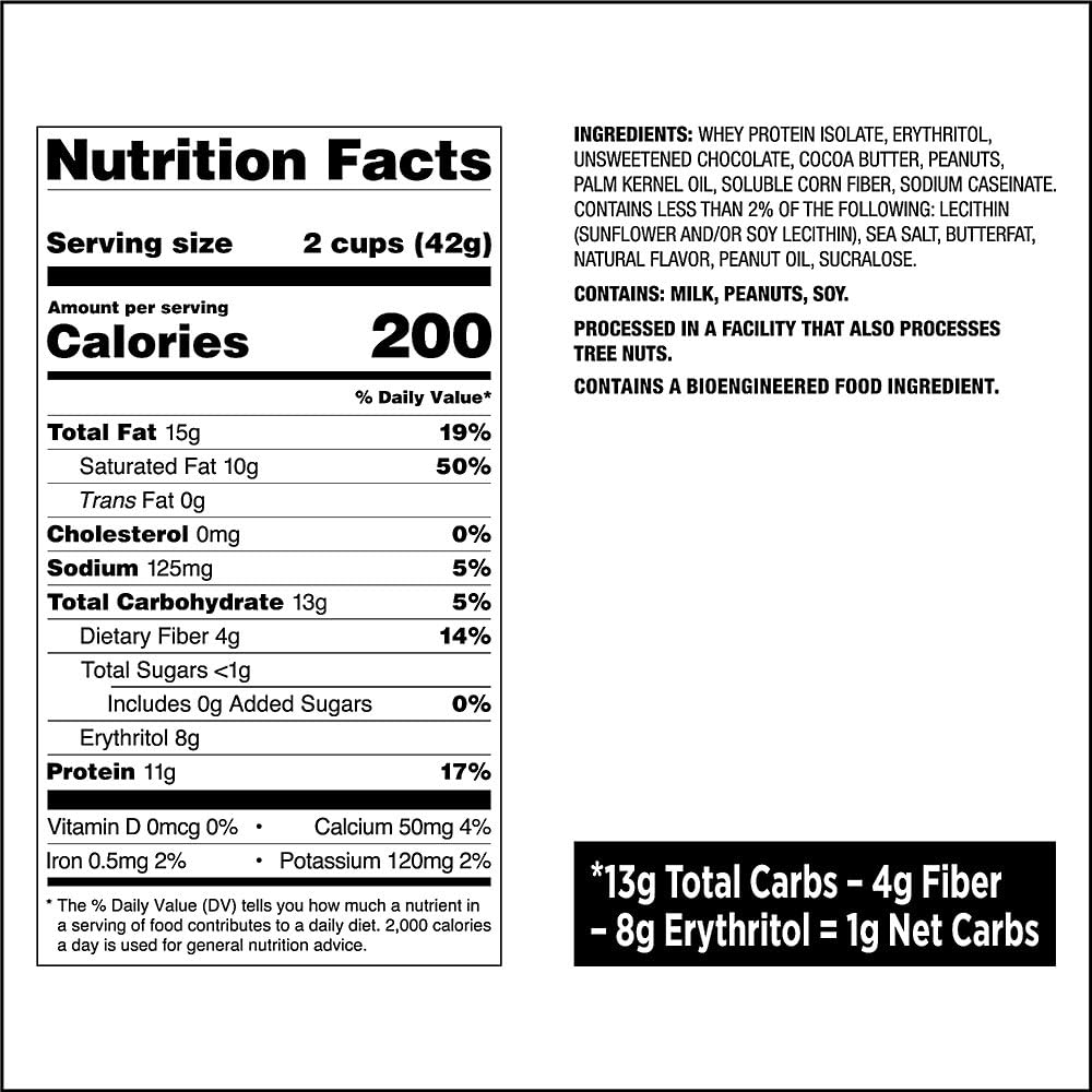 Quest Nutrition Tortilla Style Protein Chips Variety Pack & High Protein Low Carb, Gluten Free, Keto Friendly, Peanut Butter Cups, 12 Count (Pack of 1) (total- 17.76 Ounce)