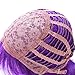 H&N Hair Purple Wigs for Women with Bangs 13