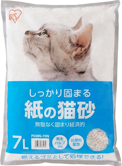 Amazon アイリスオーヤマ 紙の猫砂 7l 猫砂 通販