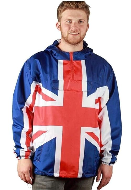 Unisex Rain Coat Mac Kagool Mens Ladies Shower Proof Festival Hoodie Poncho (S/M)