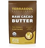 Terrasoul Superfoods Raw Organic Cacao Butter, 16 Ounces