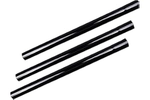 Huiaway 3 Pcs 1.25inch 32mm Vacuum Extension Wand 1 1/4" Plastic Wand Pipe for Vacuum Cleaner Replacement Tubes Extend to 14.6 inch Long