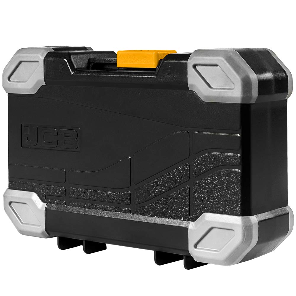 JCB 21 Piece Impact Drill Bit Set, Steel, Universal Fit, Phillips, Pozi and Torx, Adapter & Quick Lock Function - S2 Grade Steel