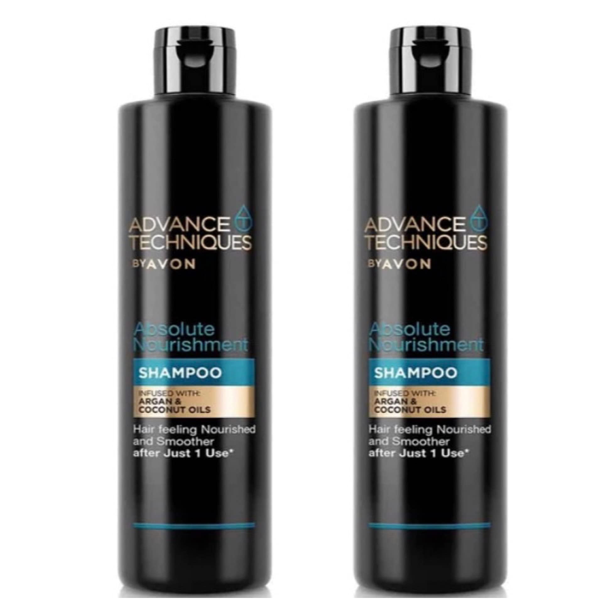 2x Avon Advance Techniques 360 Nourishment Moroccan Argan Oil Shampoo-800ml
