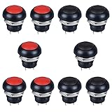 DMWD 10pcs 12mm Momentary Push Button Switch Mini