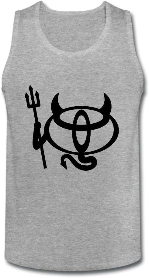 WEREXC Design Tank Tops for Men-Funny Toyota Devil Design Deep Heather