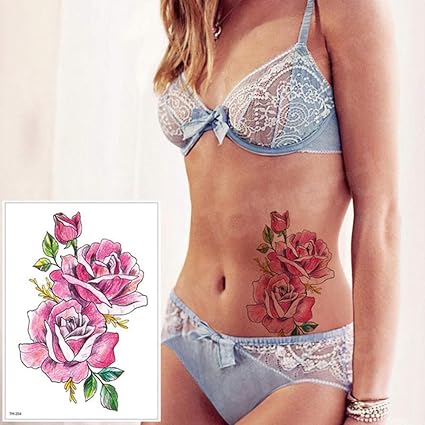 Tzxdbh 3pcs Femme Tatouage Bras Jambe De Tatouage Tatouage