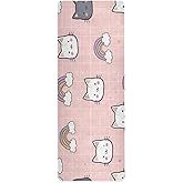 CEBUGI Non-Slip Yoga Mat For Women/Men Anti-Tear Exercise Mat With Storage Bag For Yoga Pilates Floor Workout At Home And Gym,Cute Kitty Head