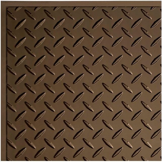 Fasade Easy Installation Diamond Plate Revealed Edge Argent