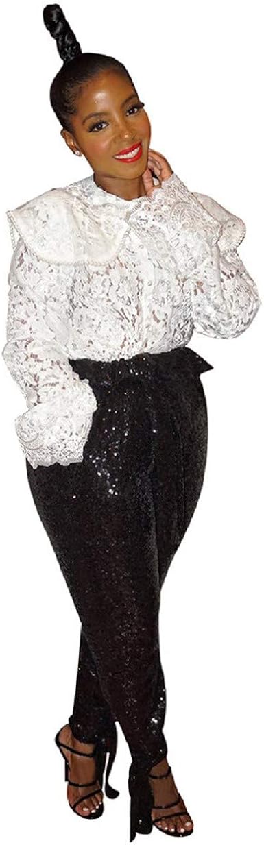 plus size sequin bell bottoms