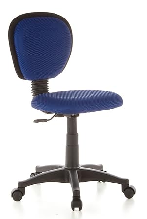 hjh OFFICE 670120 Kinderschreibtischstuhl KIDDY TOP Netzstoff blau