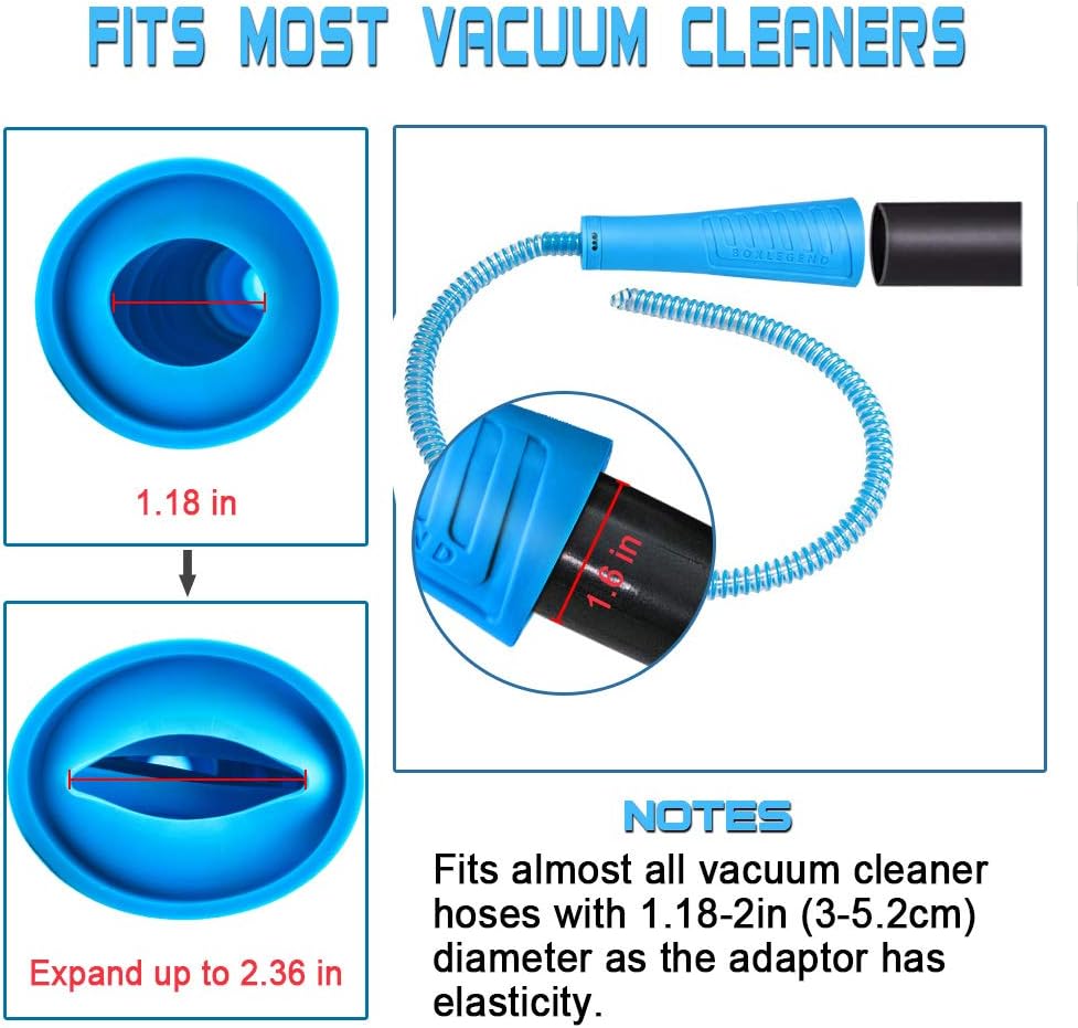 PetOde Dryer Vent Cleaner Kit Dryer Vent Vacuum Attachment Lint Remover Power Washer and Dryer Vent Vacuum Hose -