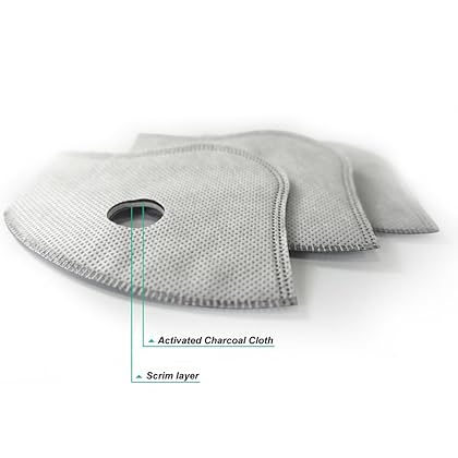 Industrial Scientific Base Camp Fitness Dust Mask With Earloop Adjustable Hook Loop And Activated Carbon Filter For Sport Training House Cleaning Gardening Teamgrey Work Safety Equipment Gear Cartridges Filters Work