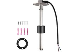 Calreer Fuel Sender Unit for Boat, Car, Truck, RV - Tank Sending Unit Water Level Sensor Stainless Steel