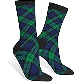 AOYEGO Cute Squirrel Funny Socks Brown Acorns Novelty Casual Crew Socks Contrast Color Design for Women Men Gift