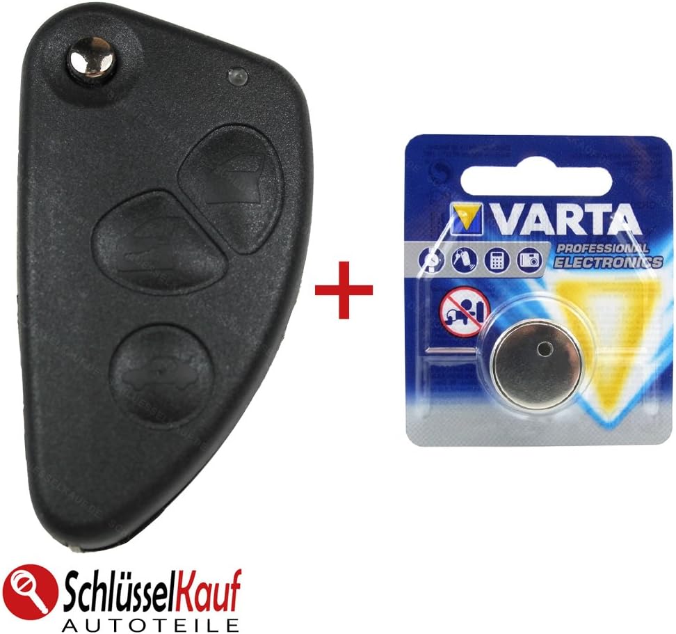 Alfa Romeo Flip Key 3 Buttons 147 156 166 GT Car Key + Amazon.co.uk