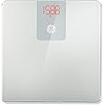 GE Digital Scale Body Weight: Bluetooth Bathroom Scales for Weight and BMI Accurate Body Weighing with App for People - 400lb Electronic Scale Silver Grey