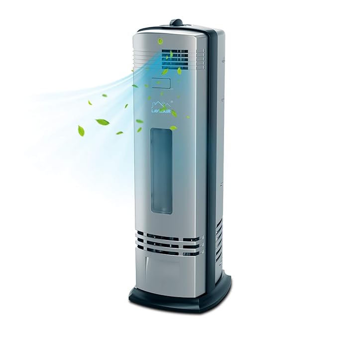 LAVIEAIR Luftreiniger - Air Purifier mit Ionisator - Kombifilter & Statischer Elektrizität, UV luftreiniger mit Nachtlicht, A