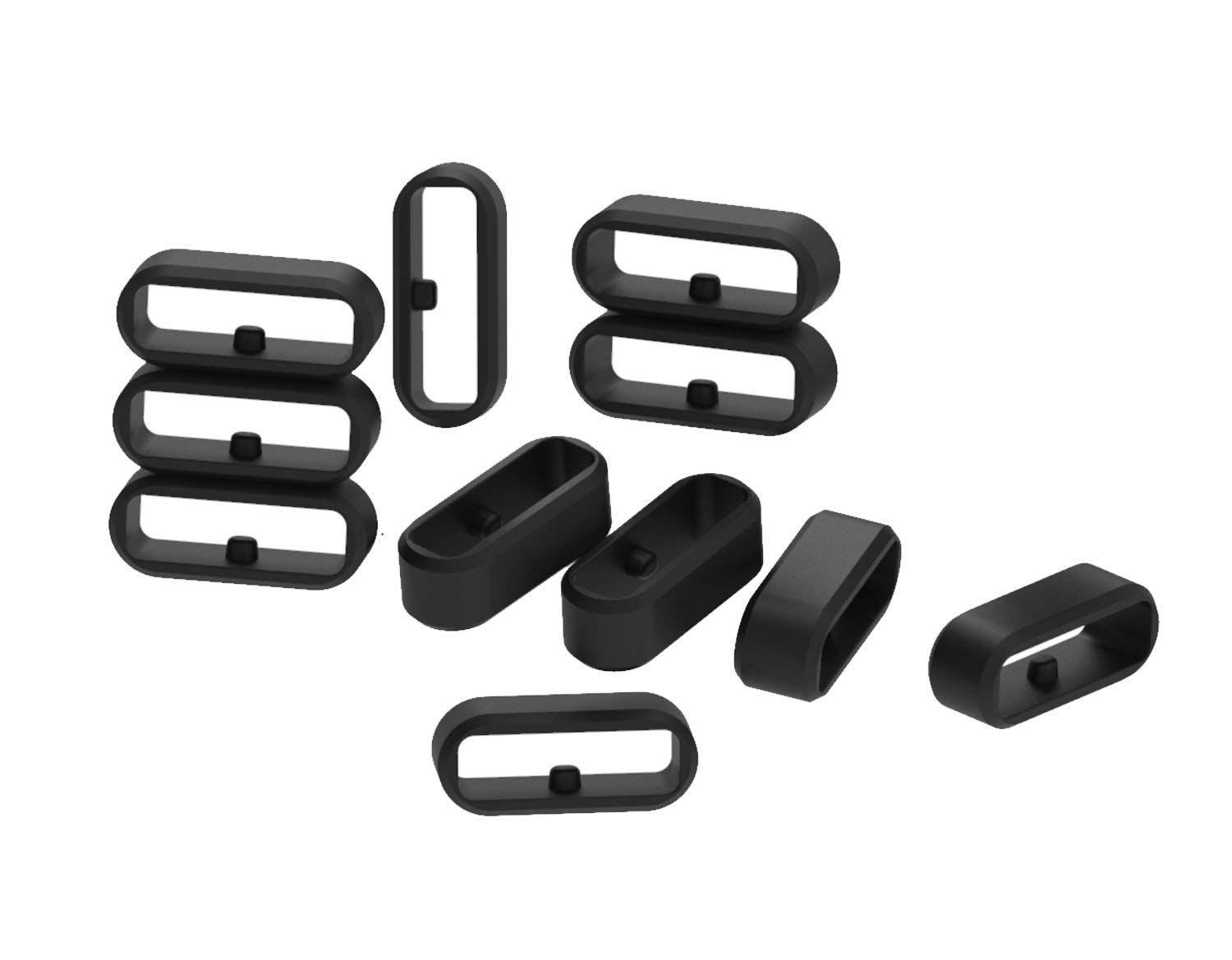 Tencloud Fastener Rings Compatible with Fitbit Versa 4 Fasteners Security Loop Holder Keeper Retainer Fixed Non-Slip Replacement Silicon Ring Connector for Versa 4/Versa 3/Versa 2/Versa/Versa Lite