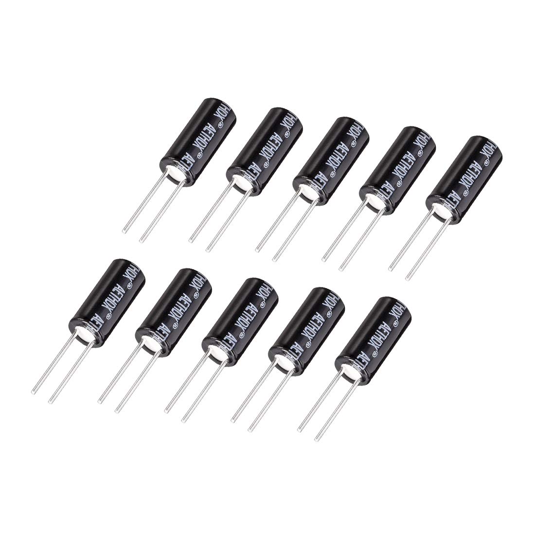 sourcing map Electronic Vibration Sensor SW-520D Tilt Shaking Trigger Switch Nickel Plating 10Pcs
