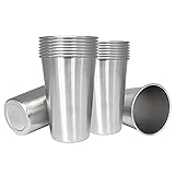 GOBATT 16OZ 16pack Stainless Steel Pint Cups