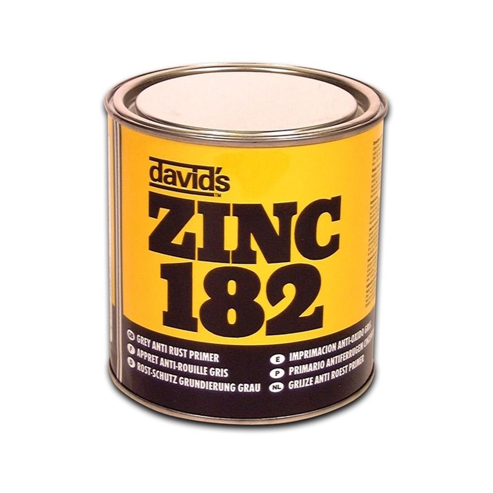 UPOL UPZ182/M Isopon Zinc 182 Anti-Rust Primer, 1 Liter, Tin Grey