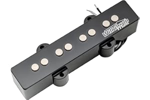 MUSICLILY Wilkinson WOJB Vari Gauss Ceramic 4-String Jazz Bass Neck Pickup for JB Style Electric Bass, Black
