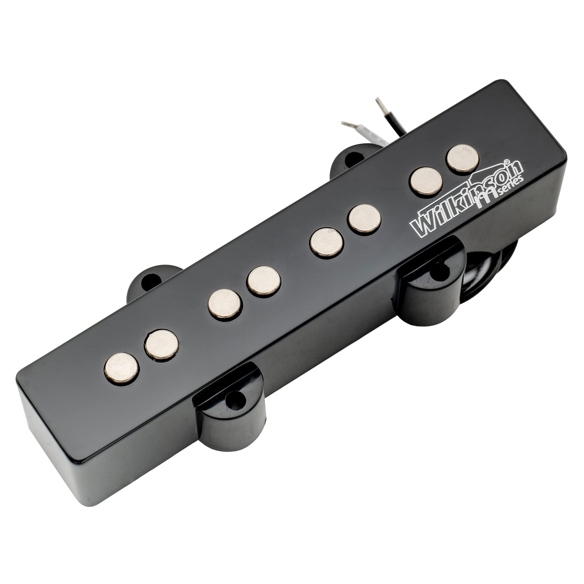 Wilkinson WOJB Vari Gauss Ceramic 4-String Jazz Bass Neck Pickup for JB Style Electric Bass, Black
