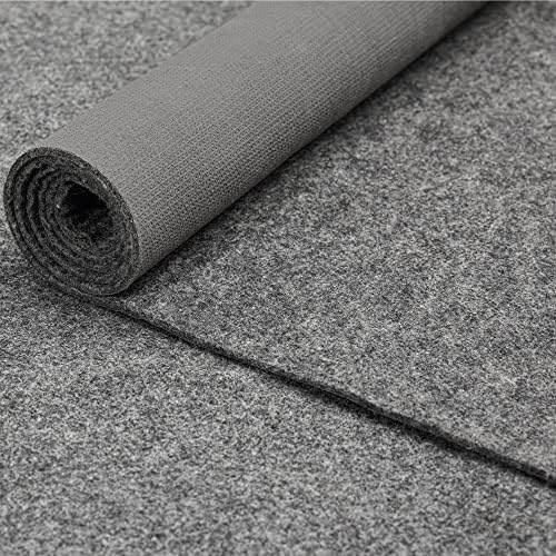 Gorilla Grip Felt and Natural Rubber Rug Pad, 1/4” Thick, 2x4 FT