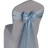 WELMATCH Royal Blue Satin Table Runners - 5 Pack, 12" X 108" For Weddings, Parties & Events - View #9