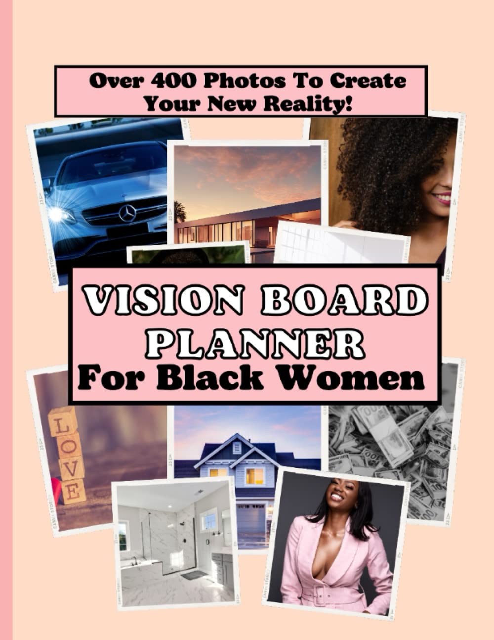 Vision Board Planner for Black Women: Current Year Graphics, Over 400+ Clipart To Clip Out For Vision Board: Dream board Vision Board For Adults, Life Vision Board, Vision Board Book, Vision Board Art