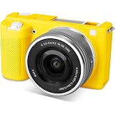 Rieibi ZVE10 Case, Soft Silicone Protective Case for Sony ZV-E10 ZVE10 Camera, Lightweight Rubber Cover for Sony Alpha ZVE10