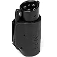 LENZ EV Charging Adapter for Tesla to J1772 (ONLY for J1772 EVs) Max 80 Amp, 240V, Ultra-Compact Design, Connect to Tesla Mobile Connectors and Destination Chargers (NOT Superchargers)