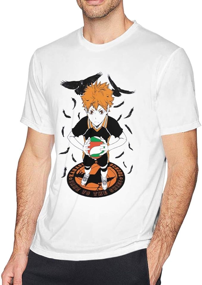Anime Haikyuu Shouyou Hinata Men S Short Sleeved Top T Shirts Anime Haikyuu Shouyou Hinata Men S Short Sleeved Top T Shirts