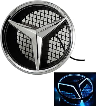Amazon Com Cszlove Car Front Grilled Star Emblem Led Illuminated