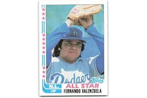 Baseball MLB 1982 Topps #345 Fernando Valenzuela AS Dodgers