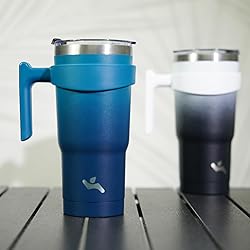 Konokyo 20 oz Tumbler with Handle and 2 Straw 2