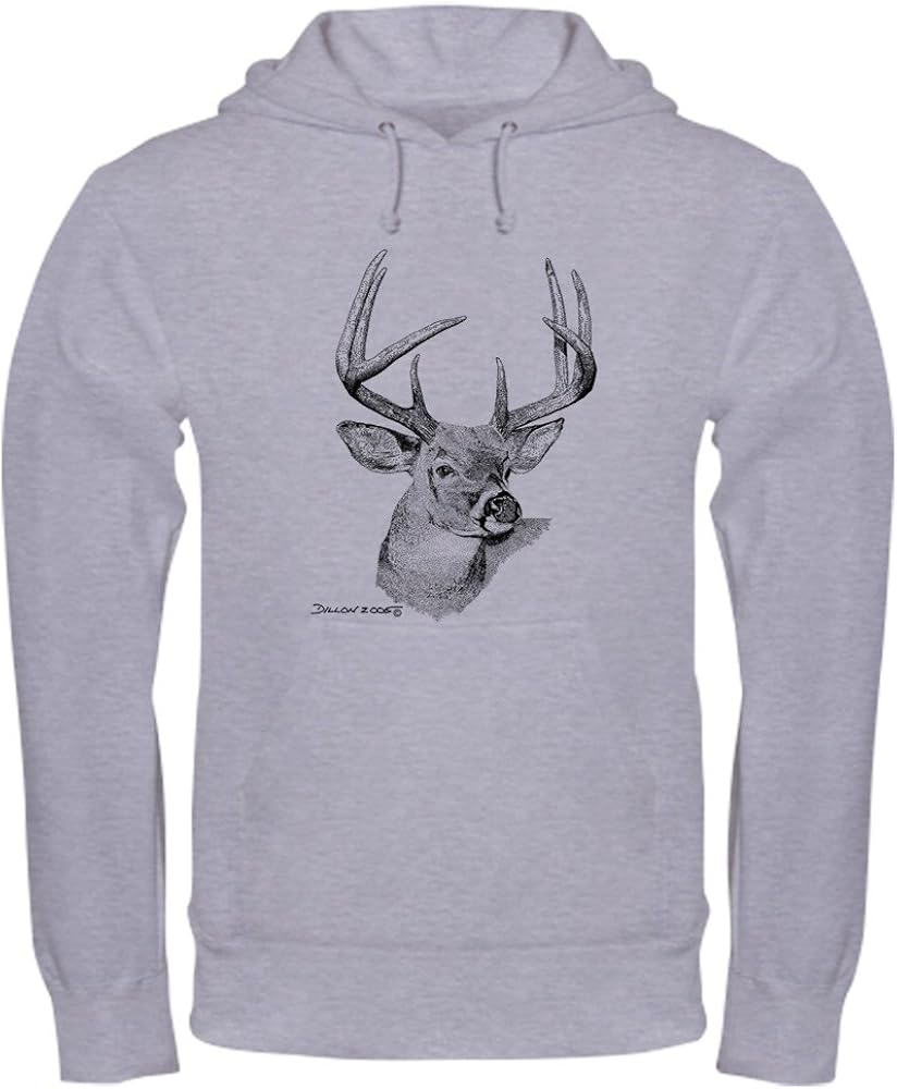 CafePress Whitetail Deer Hooded Sweatshirt Sweatshirt Clothing